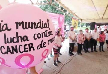 En la entidad fueron llevados a cabo eventos simultáneos sobre el cáncer de mama con el lema "Tócate para que no te toque"