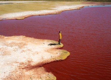 El río Nilo se pinta de rojo como lo narró la Biblia