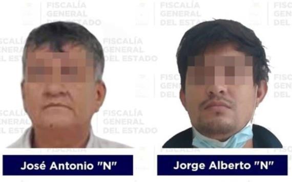 Asegura FGE a cuatro presuntos responsables de tentativa de feminicidio, pederastia y robo a comercio